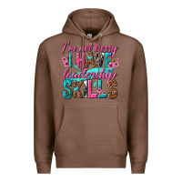 Chestnut im not bossy i have leadership skills Premium Hoodie - texasbilliewilder