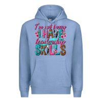 Colony Blue im not bossy i have leadership skills Premium Hoodie - texasbilliewilder