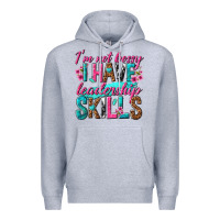Heather Grey im not bossy i have leadership skills Premium Hoodie - texasbilliewilder