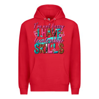 Red im not bossy i have leadership skills Premium Hoodie - texasbilliewilder