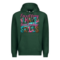 Sports Green im not bossy i have leadership skills Premium Hoodie - texasbilliewilder