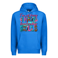 True Royal im not bossy i have leadership skills Premium Hoodie - texasbilliewilder