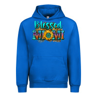 Cobalt blessed mimi Urban Hoodie - Zillion Design Studio