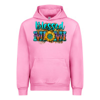 Fuchsia Pink blessed mimi Urban Hoodie - Zillion Design Studio