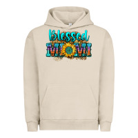 Pigment French Oak blessed mimi Urban Hoodie - Zillion Design Studio