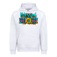 White blessed mimi Urban Hoodie - Zillion Design Studio