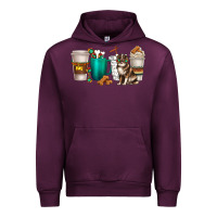 Mauve Wine australian shepherd dog coffee cups Urban Hoodie - texasbilliewilder