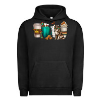 Pigment Black australian shepherd dog coffee cups Urban Hoodie - texasbilliewilder