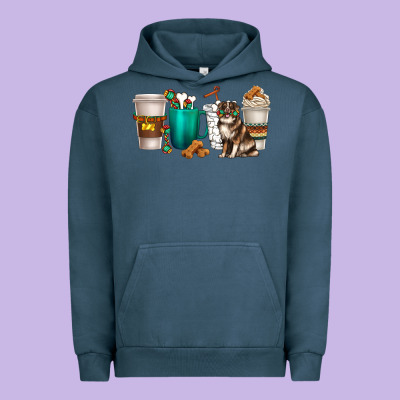 Urban Hoodie australian shepherd dog coffee cups