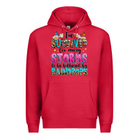 Cardinal ive survived too many storms to be bothered by raindrops Premium Hoodie - texasbilliewilder
