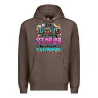 Coffee ive survived too many storms to be bothered by raindrops Premium Hoodie - texasbilliewilder