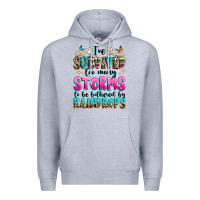 Heather Grey ive survived too many storms to be bothered by raindrops Premium Hoodie - texasbilliewilder