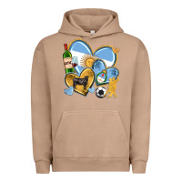Pigment Burro argentina  hearts Urban Hoodie - texasbilliewilder
