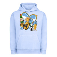 Pigment Grape Ice argentina  hearts Urban Hoodie - texasbilliewilder