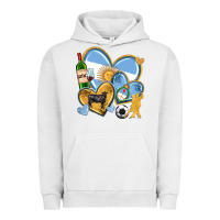 Pigment Lunar Rock argentina  hearts Urban Hoodie - texasbilliewilder