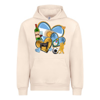 Sandshell argentina  hearts Urban Hoodie - texasbilliewilder