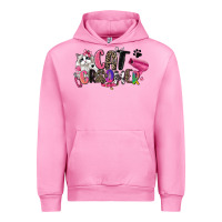 Fuchsia Pink cat groomer Urban Hoodie - Zillion Design Studio