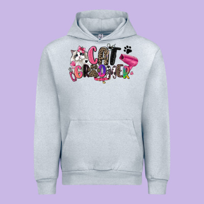 Cat Groomer Urban Hoodie Designed By Zillion Design Studio