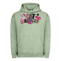 Pigment Oil Green cat groomer Urban Hoodie - Zillion Design Studio