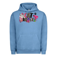 Pigment Pebble Blue cat groomer Urban Hoodie - Zillion Design Studio