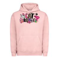 Pigment Salmon cat groomer Urban Hoodie - Zillion Design Studio