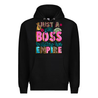Black just a girl boss building her empire Premium Hoodie - texasbilliewilder