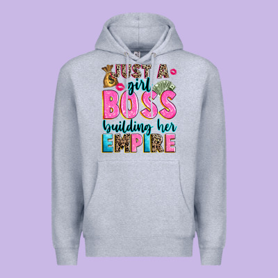Just A Girl Boss Building Her Empire Premium Hoodie Designed By Texasbilliewilder