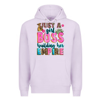 Lilac just a girl boss building her empire Premium Hoodie - texasbilliewilder