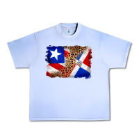 Grape Ice puerto rico and dominican republic flag Urban Heavy Tee - Artiststas