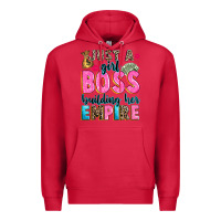 Cardinal just a girl boss building her empire Premium Hoodie - texasbilliewilder
