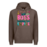 Coffee just a girl boss building her empire Premium Hoodie - texasbilliewilder