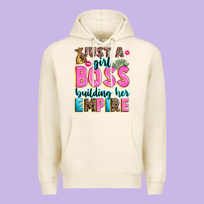 Just A Girl Boss Building Her Empire Premium Hoodie Designed By Texasbilliewilder