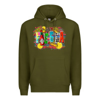 Army Green taco fiesta Premium Hoodie - Zillion Design Studio