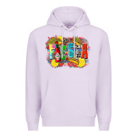 Lilac taco fiesta Premium Hoodie - Zillion Design Studio