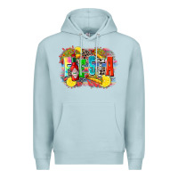 Blue Mist taco fiesta Premium Hoodie - Zillion Design Studio