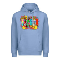 Colony Blue taco fiesta Premium Hoodie - Zillion Design Studio