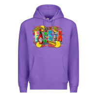 Purple taco fiesta Premium Hoodie - Zillion Design Studio