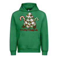 Emerald Merry Christmas Volleyball Urban Hoodie - RanaPortraitStore