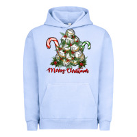 Pigment Grape Ice Merry Christmas Volleyball Urban Hoodie - RanaPortraitStore