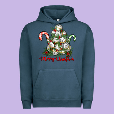 Urban Hoodie Merry Christmas Volleyball