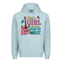 Blue Mist just a girl who loves country music Premium Hoodie - texasbilliewilder