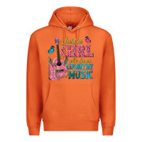 Carrot just a girl who loves country music Premium Hoodie - texasbilliewilder