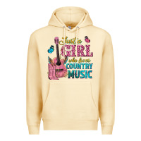 Pina Colada just a girl who loves country music Premium Hoodie - texasbilliewilder