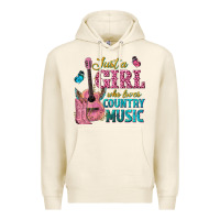 Tofu just a girl who loves country music Premium Hoodie - texasbilliewilder