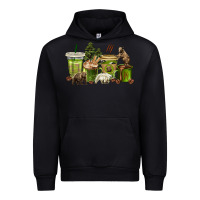 Black bear coffee cups Urban Hoodie - texasbilliewilder