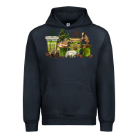 Navy bear coffee cups Urban Hoodie - texasbilliewilder