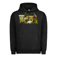 Pigment Black bear coffee cups Urban Hoodie - texasbilliewilder