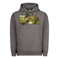 Pigment Tornado bear coffee cups Urban Hoodie - texasbilliewilder