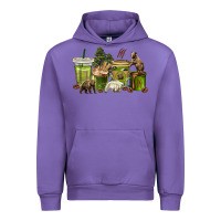 Tulip bear coffee cups Urban Hoodie - texasbilliewilder