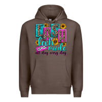 Coffee lash tech mode all day every day Premium Hoodie - texasbilliewilder